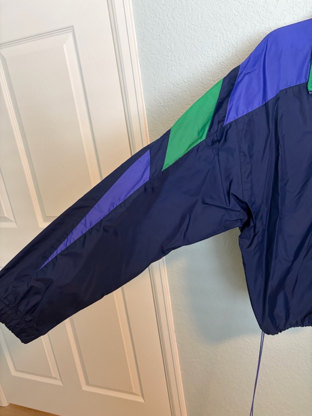 Nike Colorblock Windbreaker Jacket Blue Green Purple Size Large - Picture 3 of 7